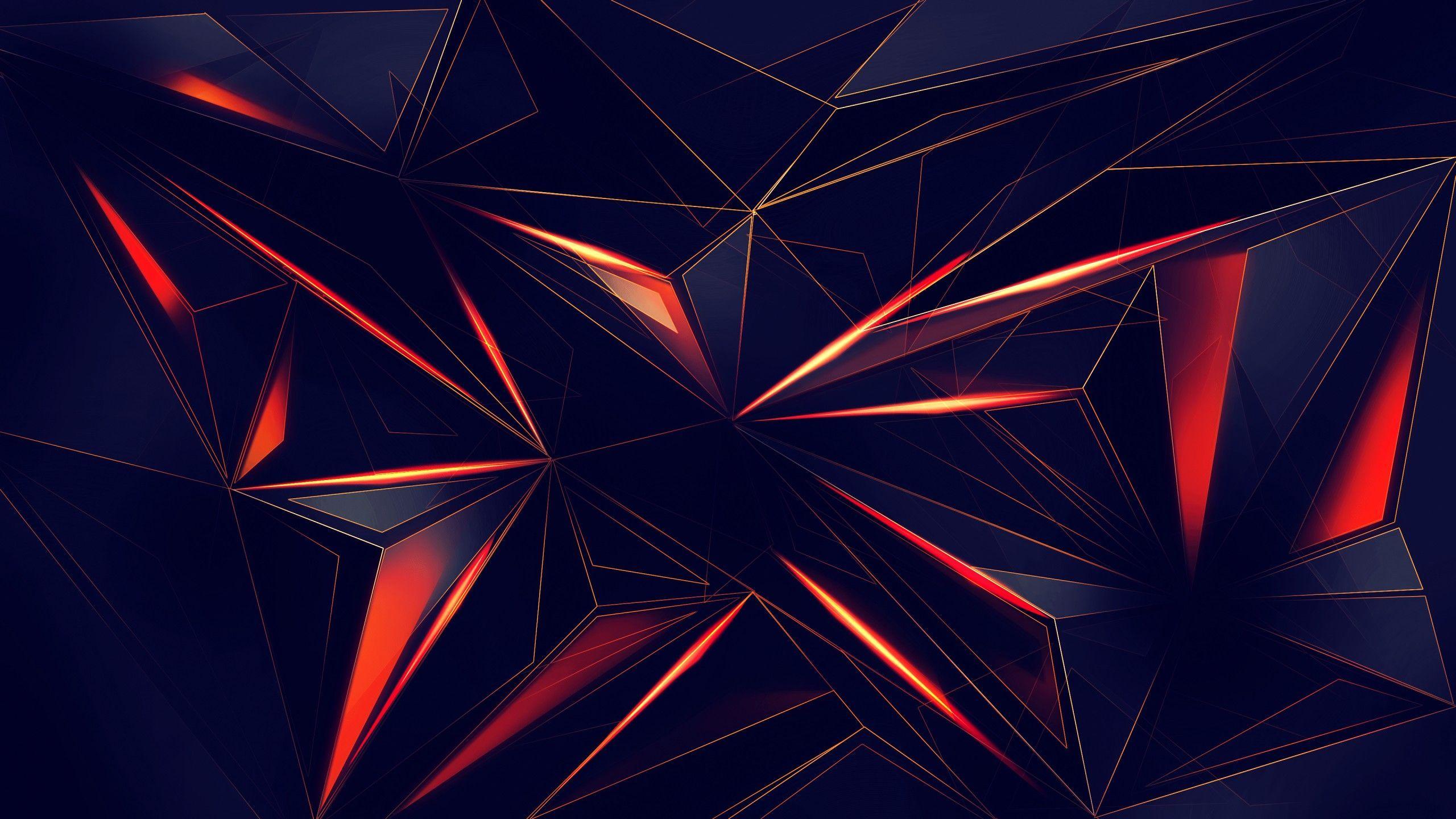 3d Geometric Wallpaper 2560x1440