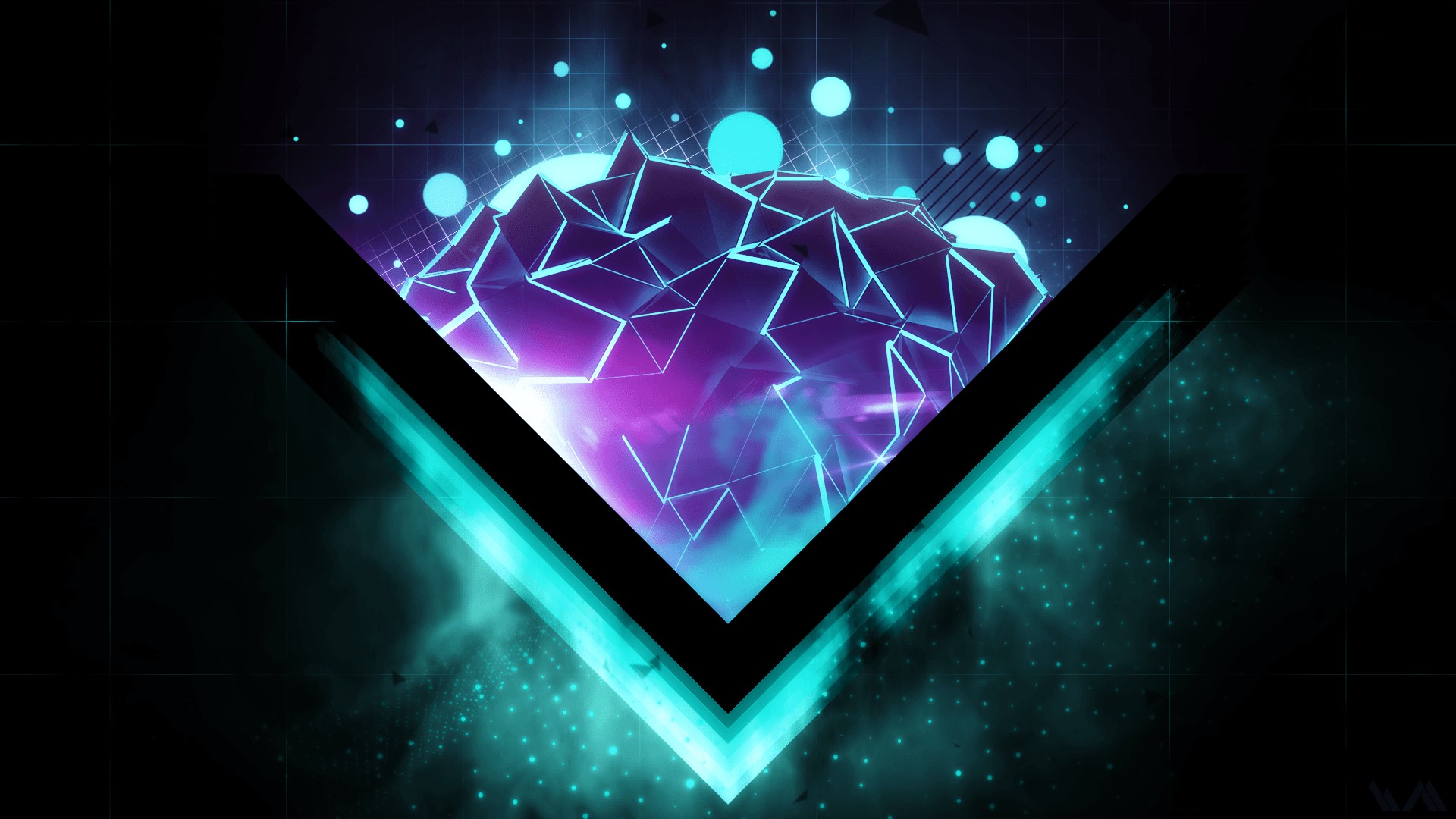 3d Modern Geometric Wallpaper 1920x1080
