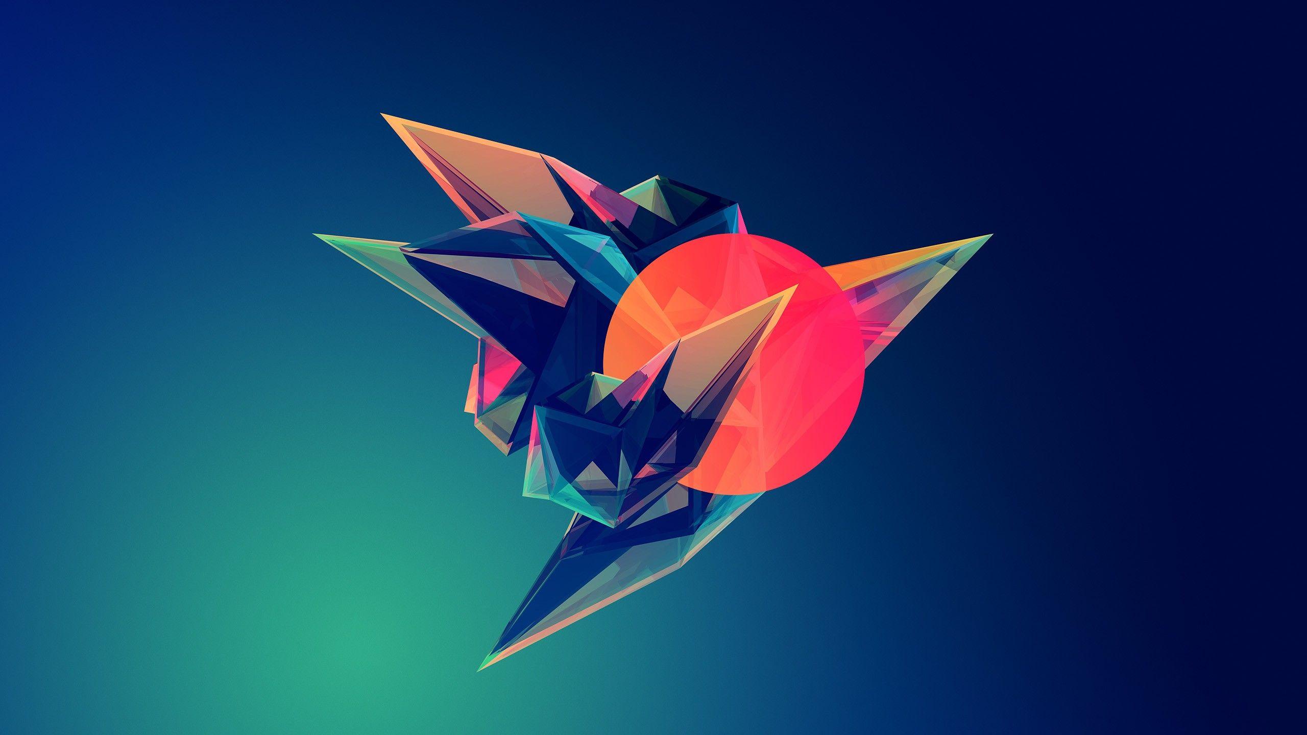 Abstract 3d Geometric Wallpapers 2560x1440