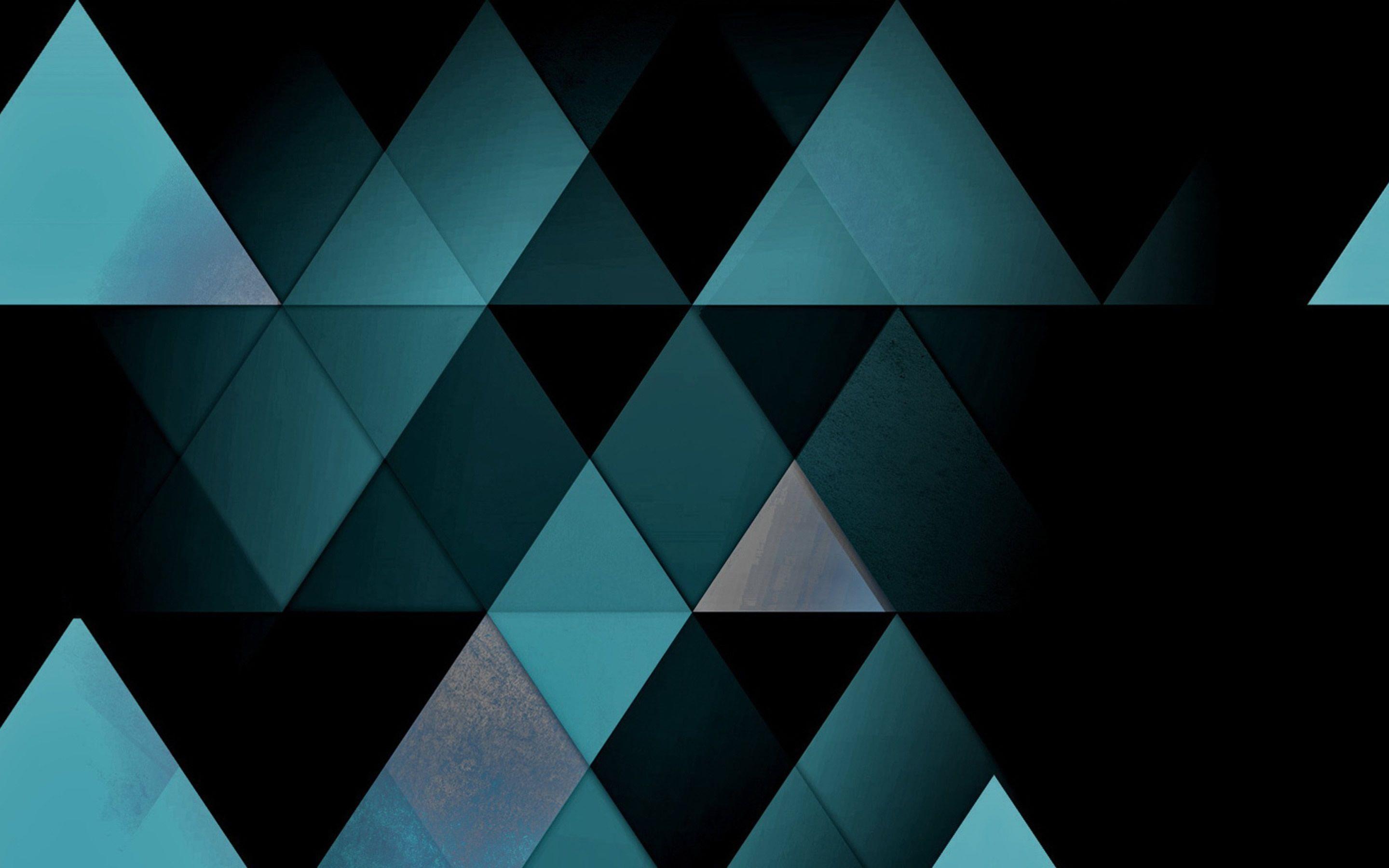 Black 3d Geometric Wallpapers 2880x1800