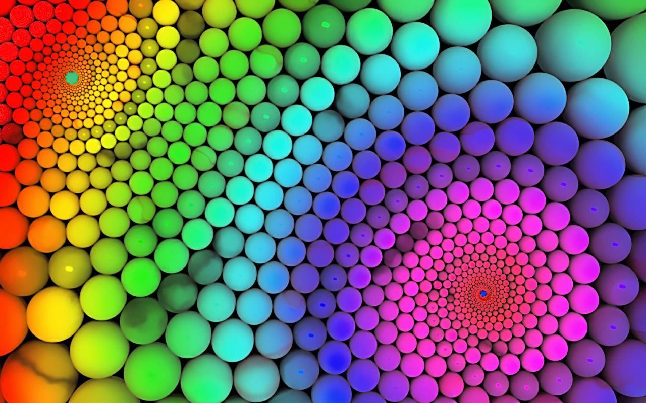 Colorful 3d Geometric Shapes Wallpaper 1280x800