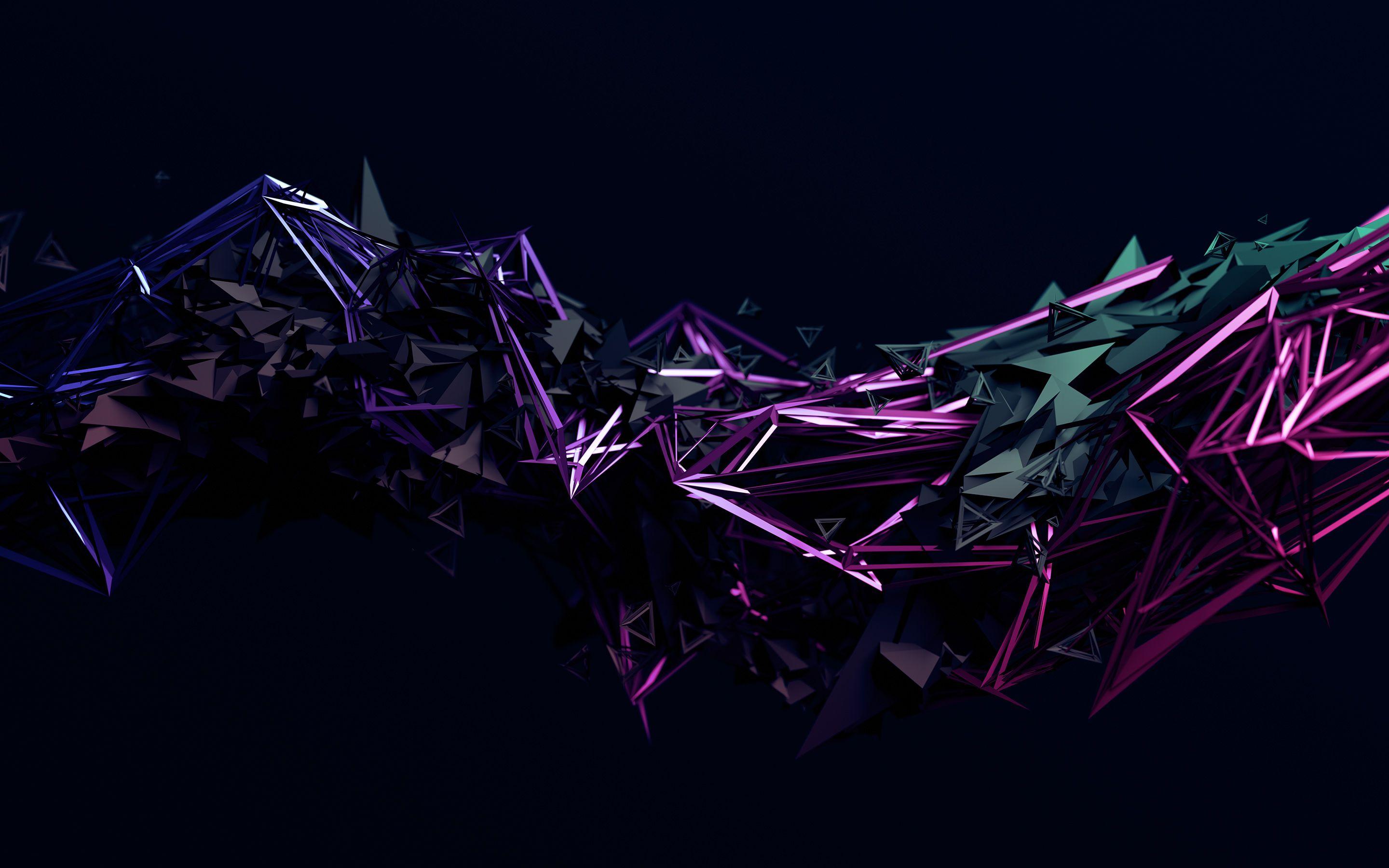 Geometric 3d Cube Wallpaper 2880x1800