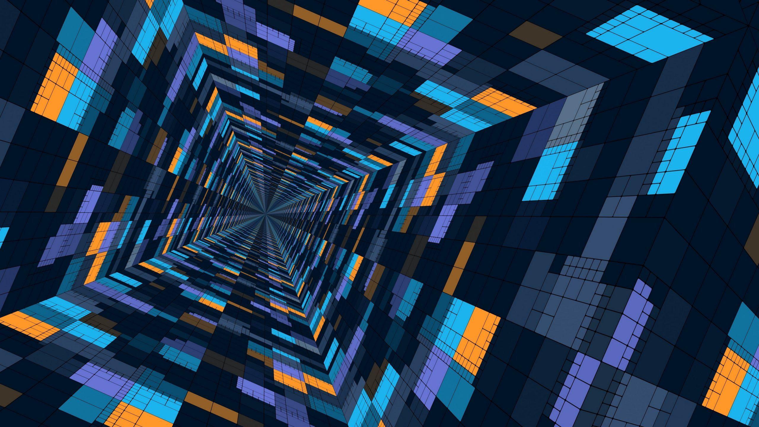 Geometric 3d Wallpaper For Walls 2560x1440