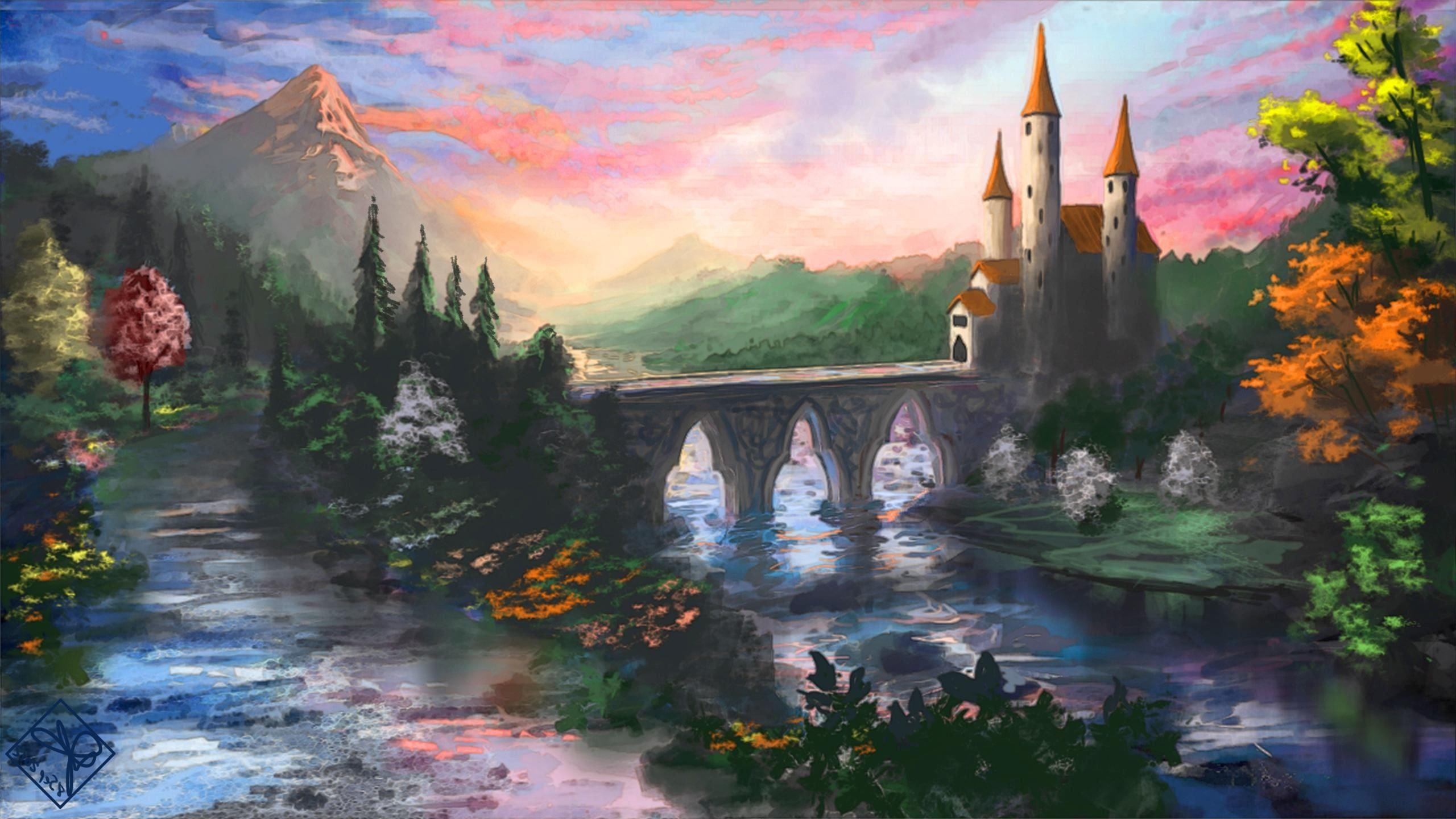 Fantasy Fairy Tale Wallpaper 2560x1440