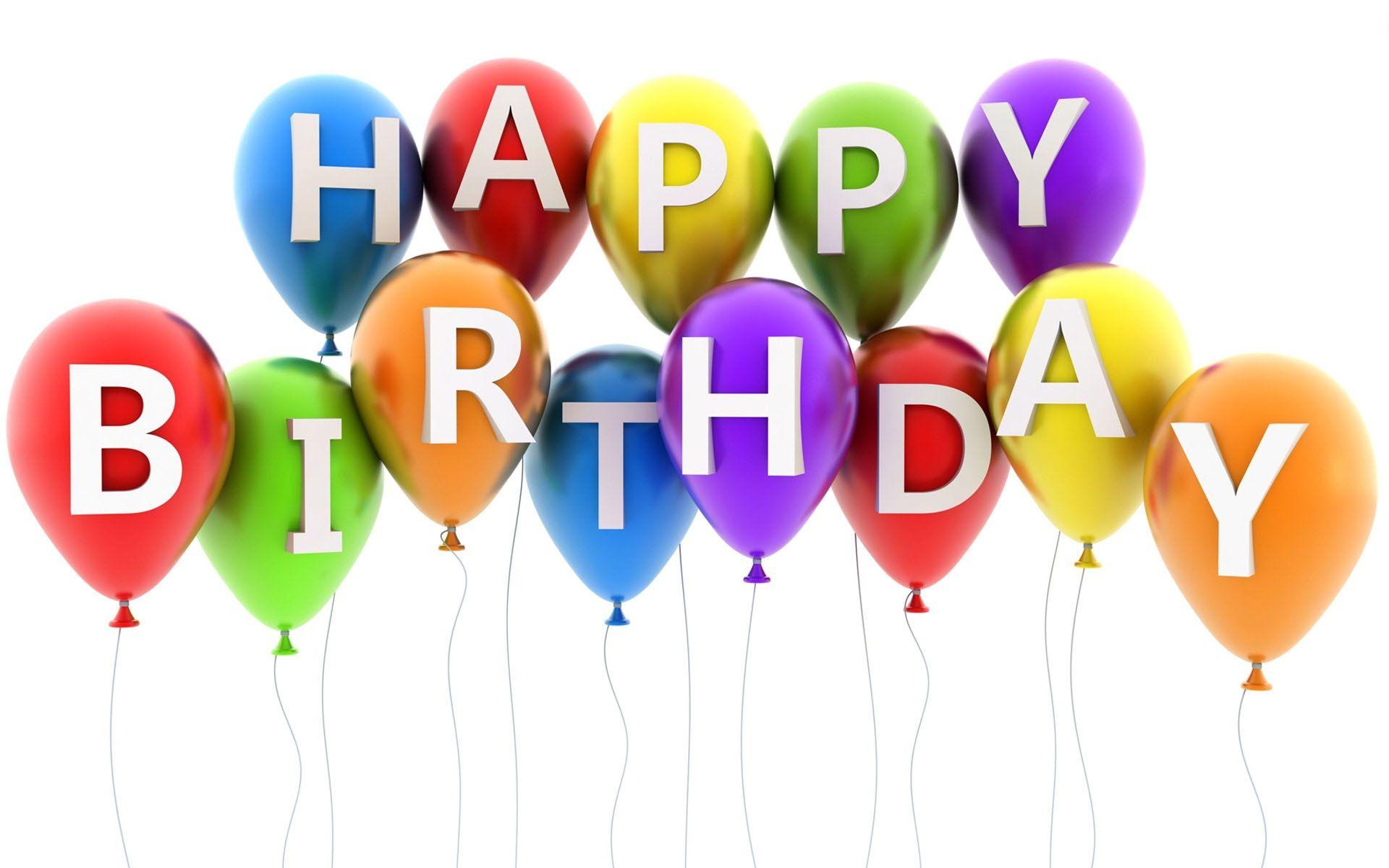 Balloon Birthday Hd Wallpaper 1920x1200