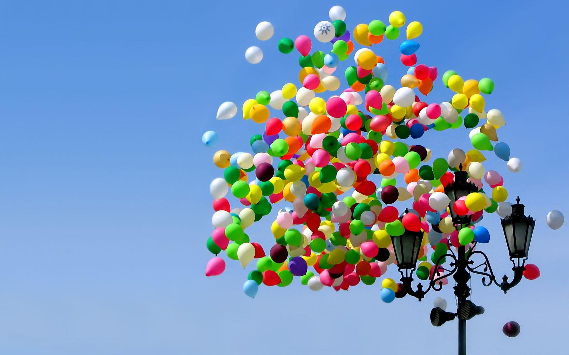 Birthday Balloons Wallpaper 1920x1200