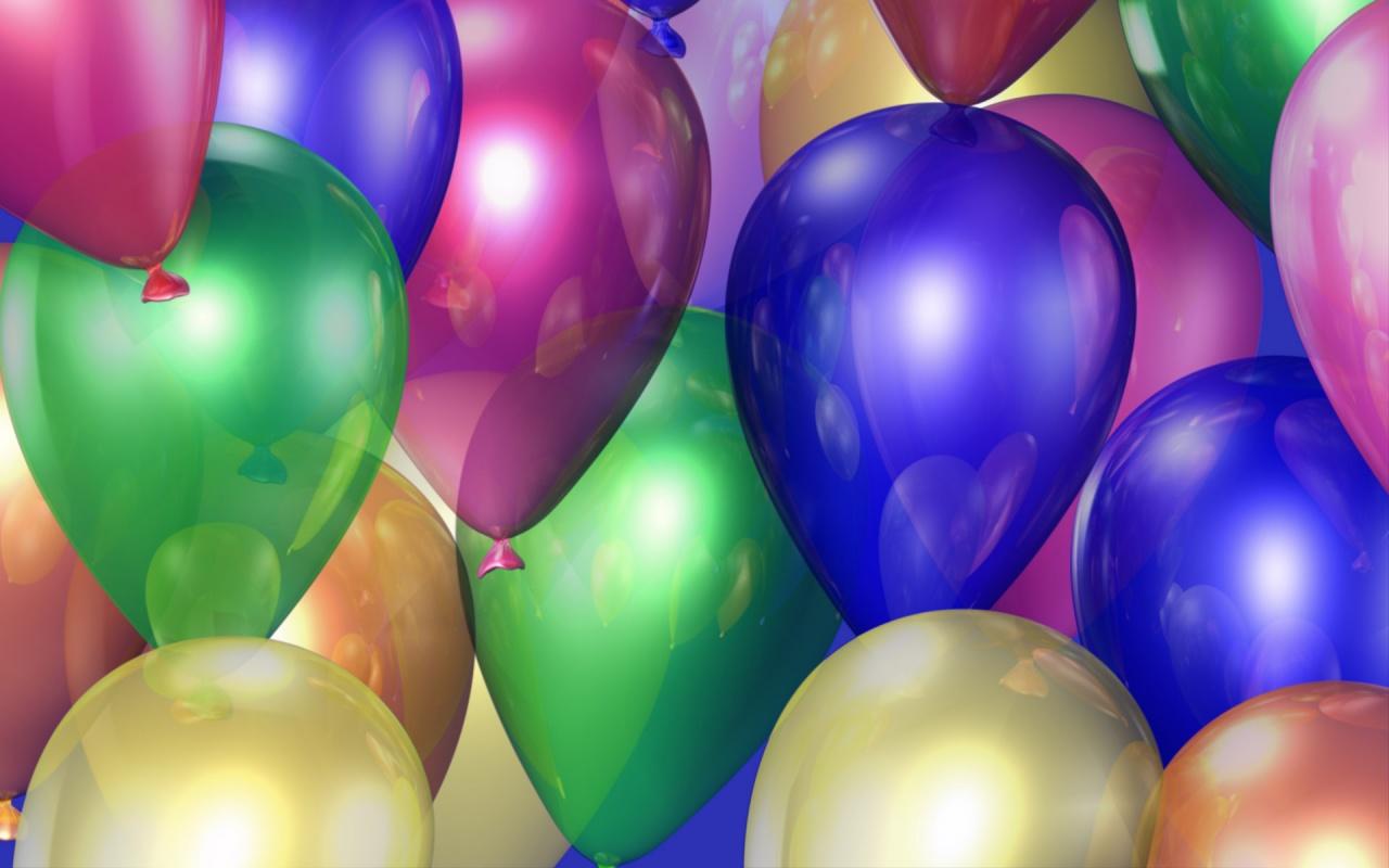 Free Vertical Birthday Balloons Wallpaper Images 1280x800