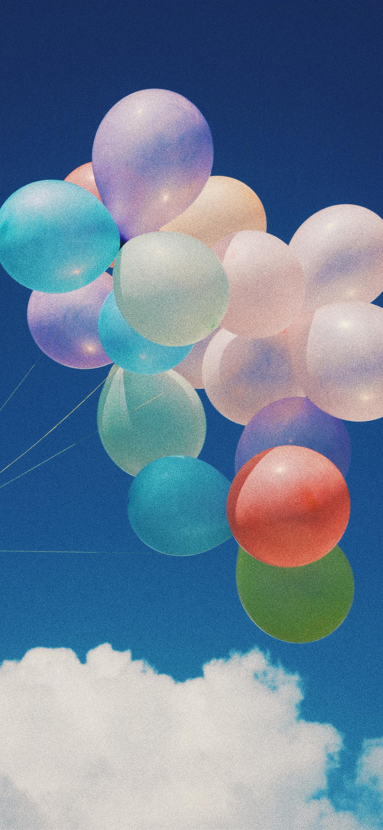 Balloons Iphone 5 Wallpaper 1242x2688