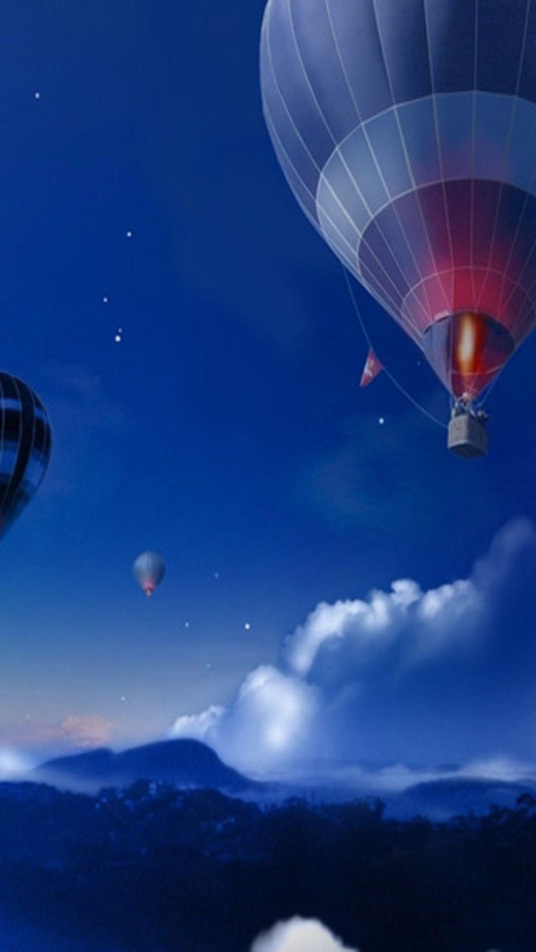 Hot Air Balloon Art Iphone Wallpaper 1080x1920