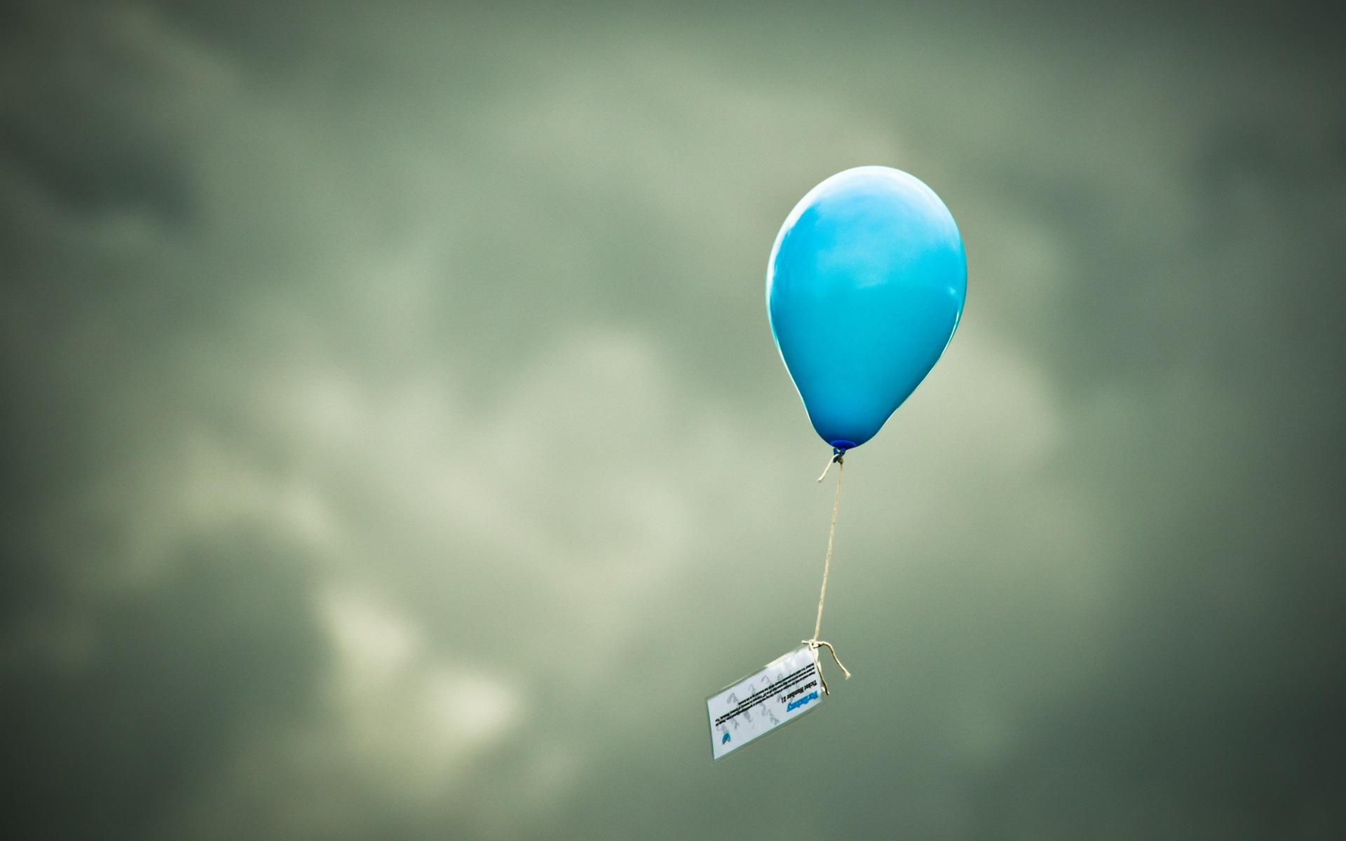 Air Balloon Wallpaper Blue 1920x1200
