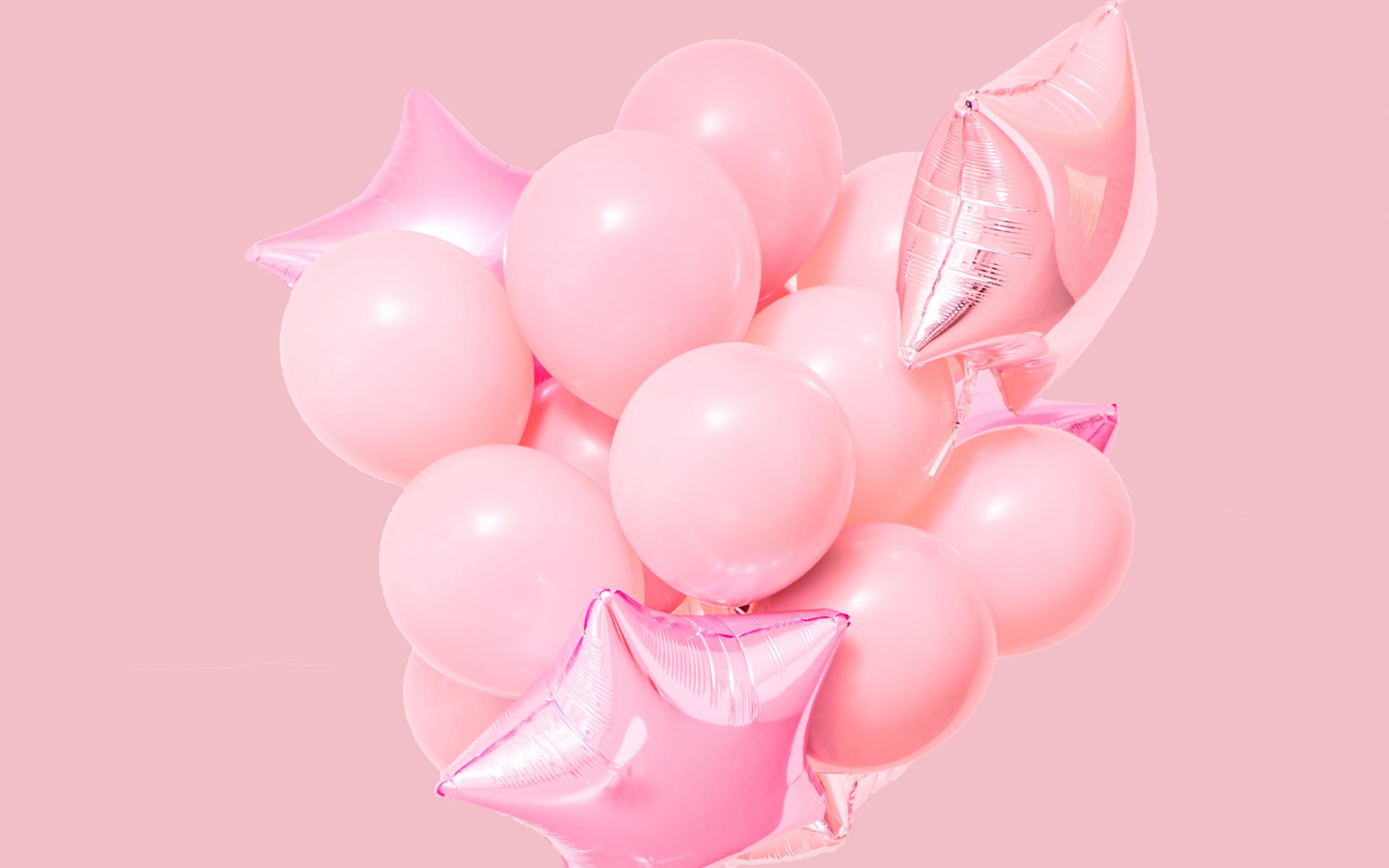 Pink Balloons Wallpaper 2880x1800