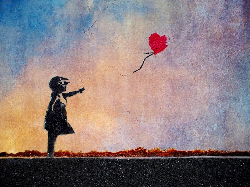 Balloons Wallpaper Touch Of Red 1024x768
