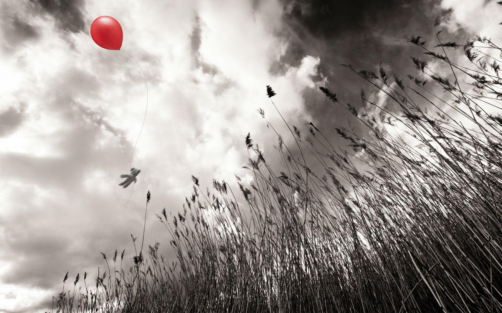 Red And White Balloon Birthday Wallpaper 1680x1050