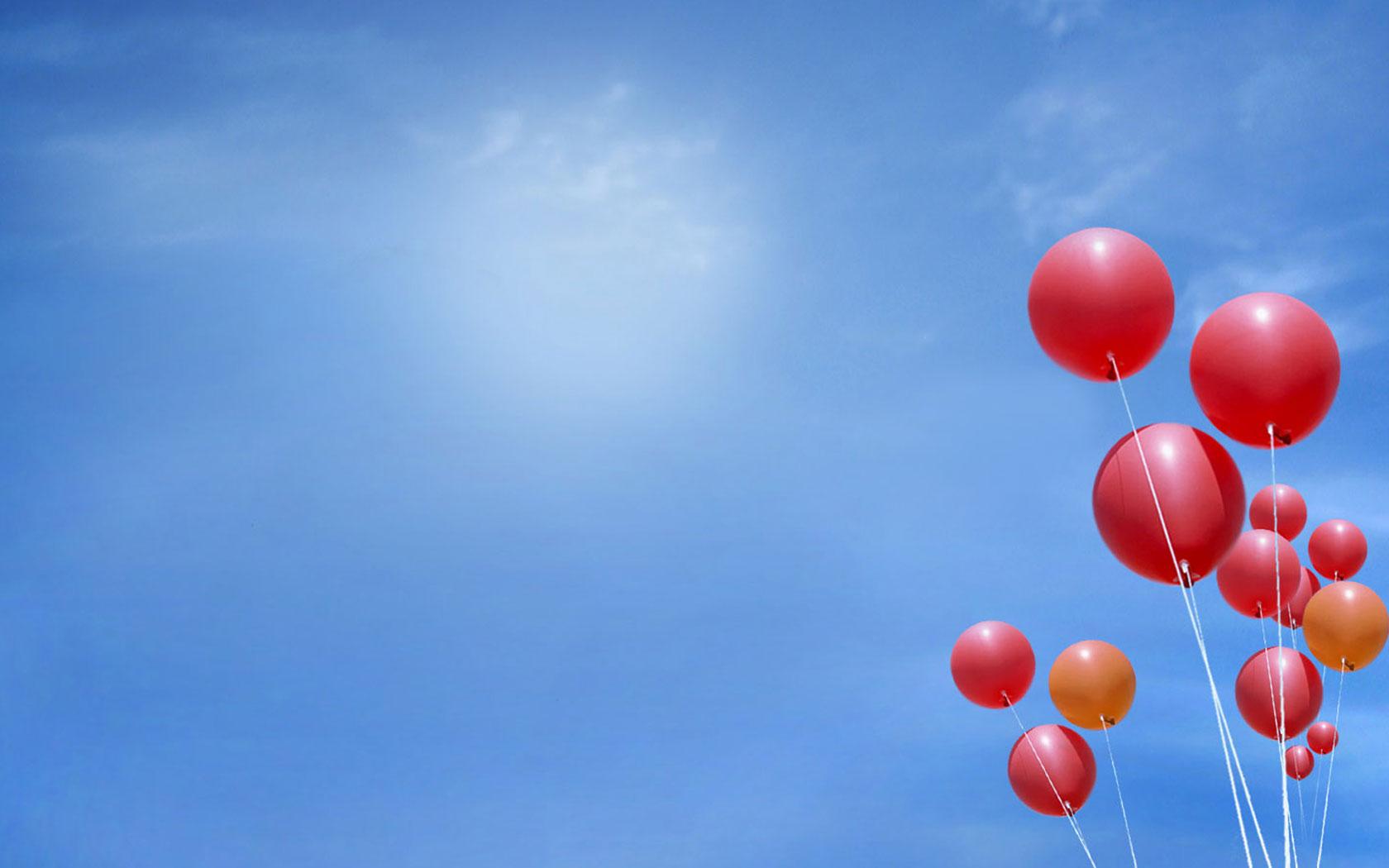 Red Balloon Images Wallpaper 1680x1050