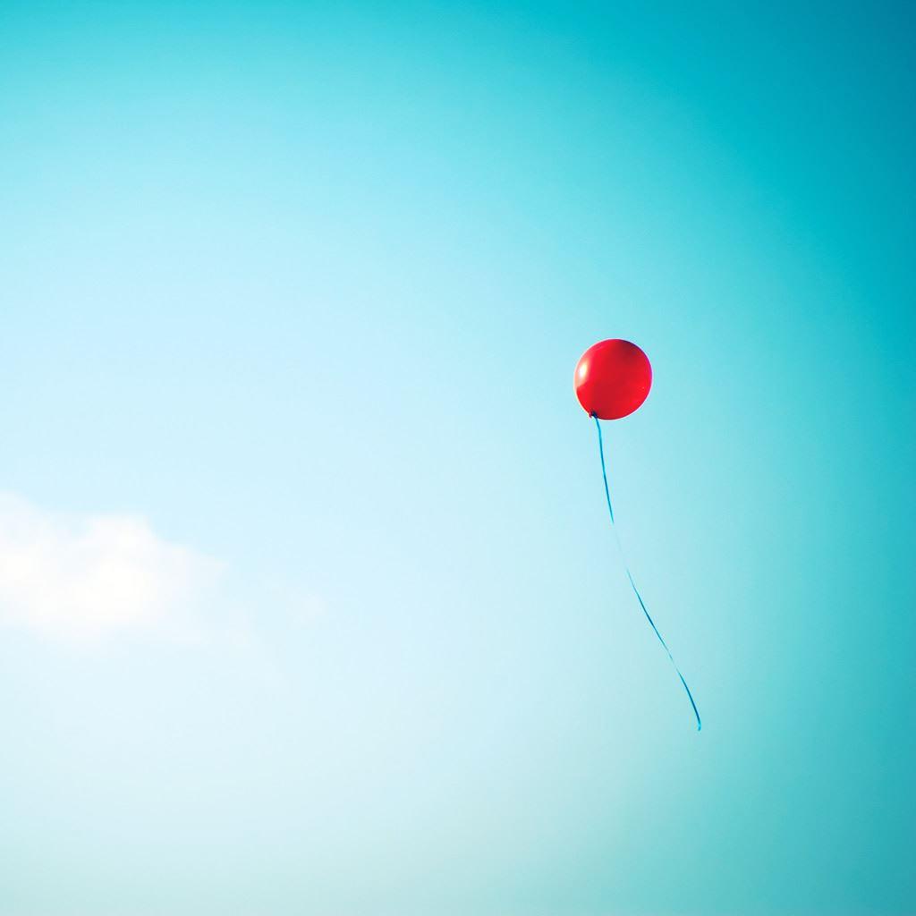 Red Balloon Wallpaper 1024x1024