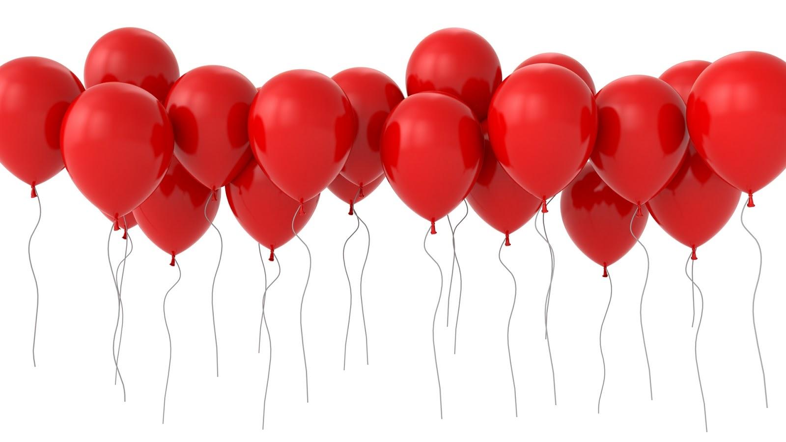 Red Balloons Wallpaper 1600x900