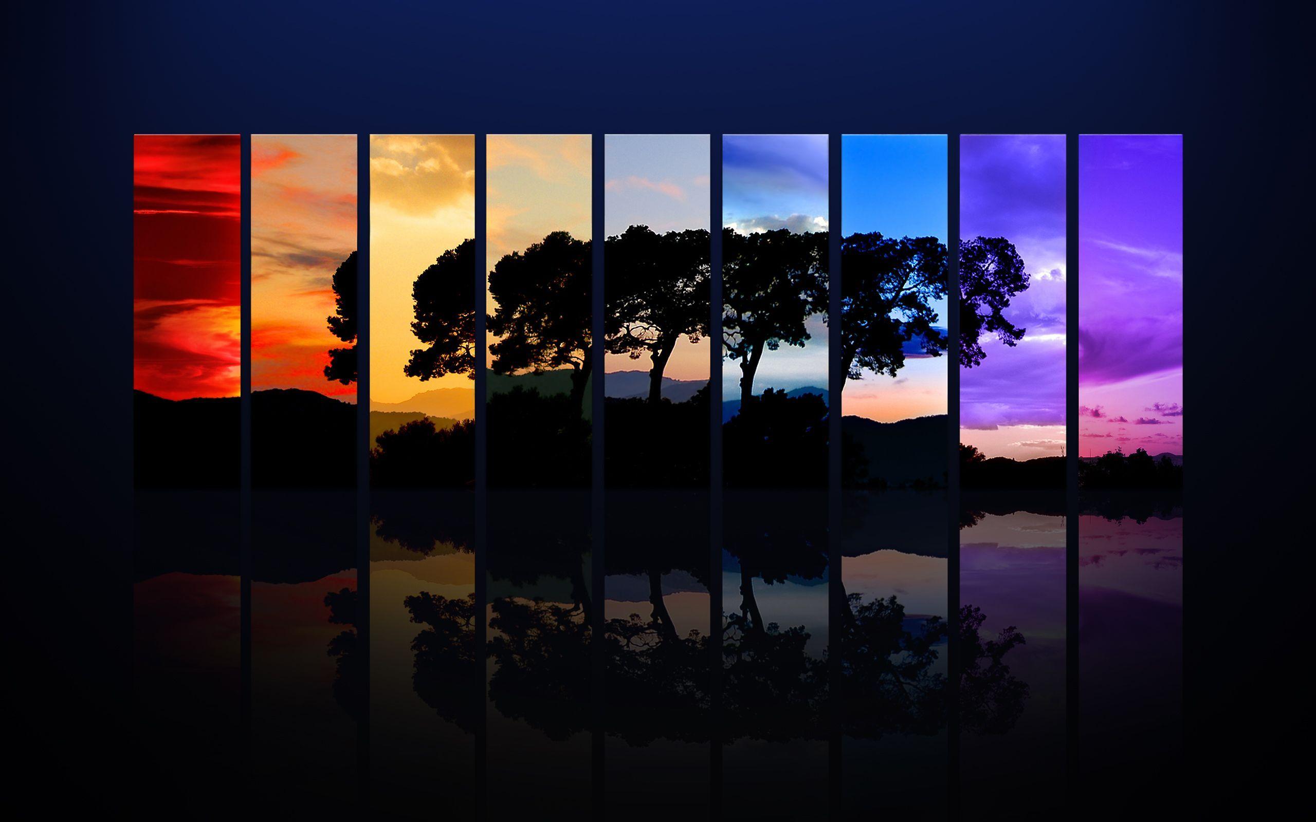 Purple Dusk Minimal Wallpaper 2560x1600