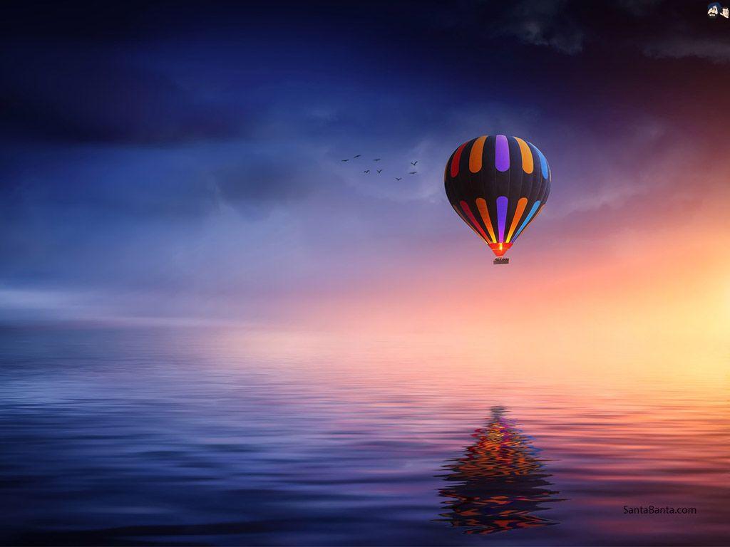 Free Desktop Wallpaper Hot Air Balloons 1024x768