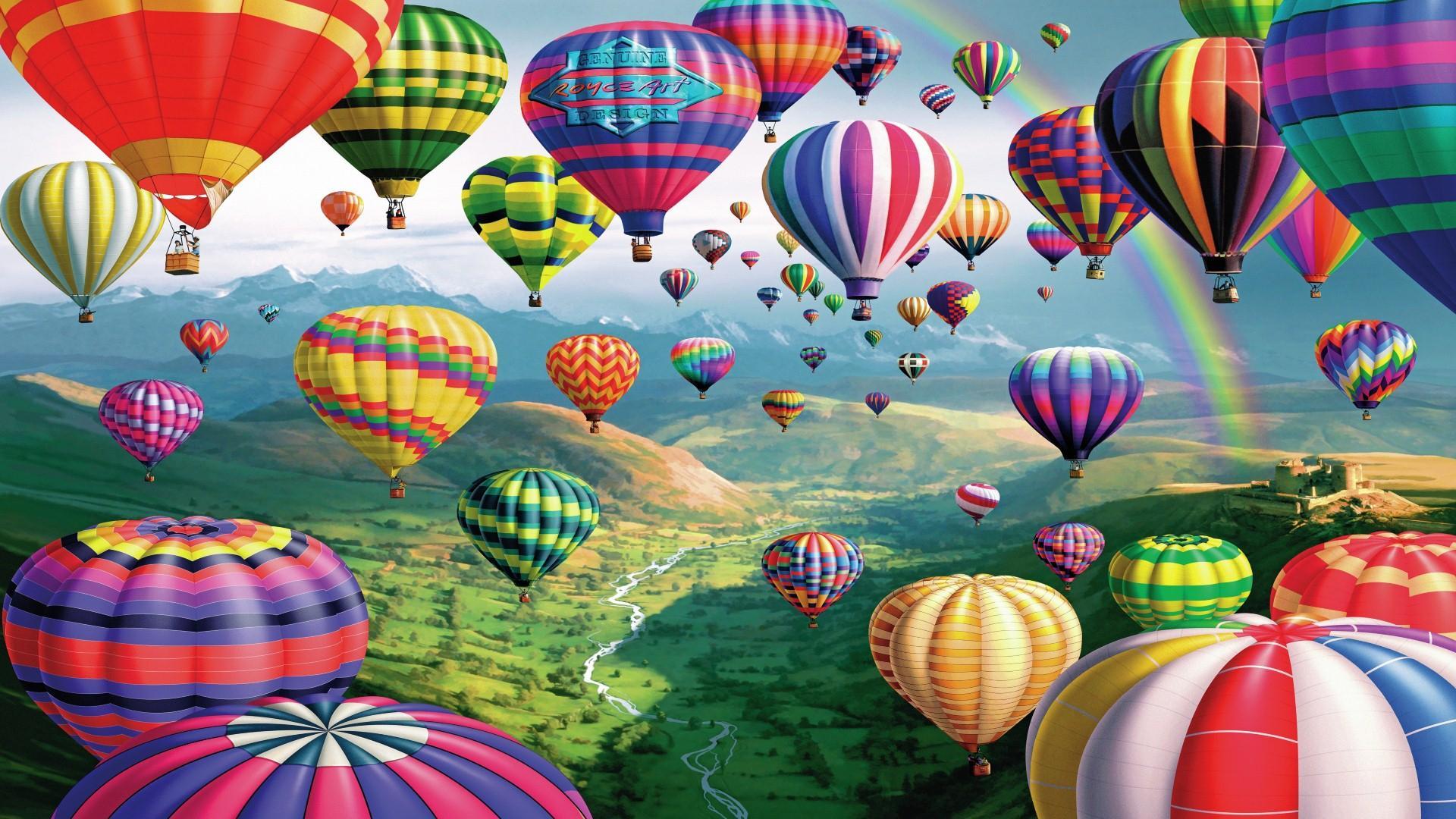 Hot Air Balloon Hd Wallpaper 1920x1080