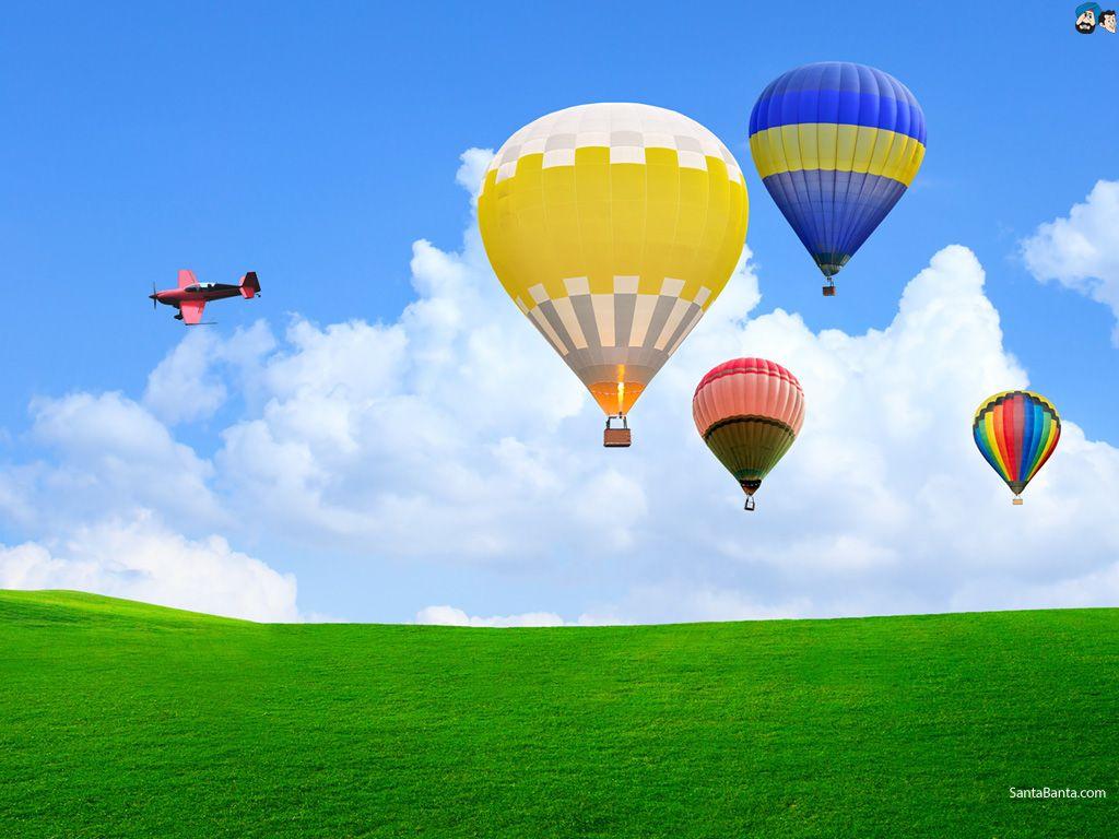 Hot Air Balloon Pc Wallpaper 1024x768