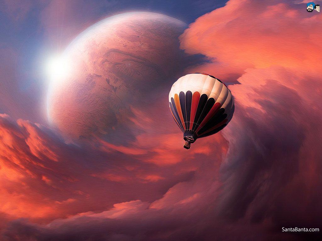 Hot Air Balloon Wallpaper For Desktop 1024x768