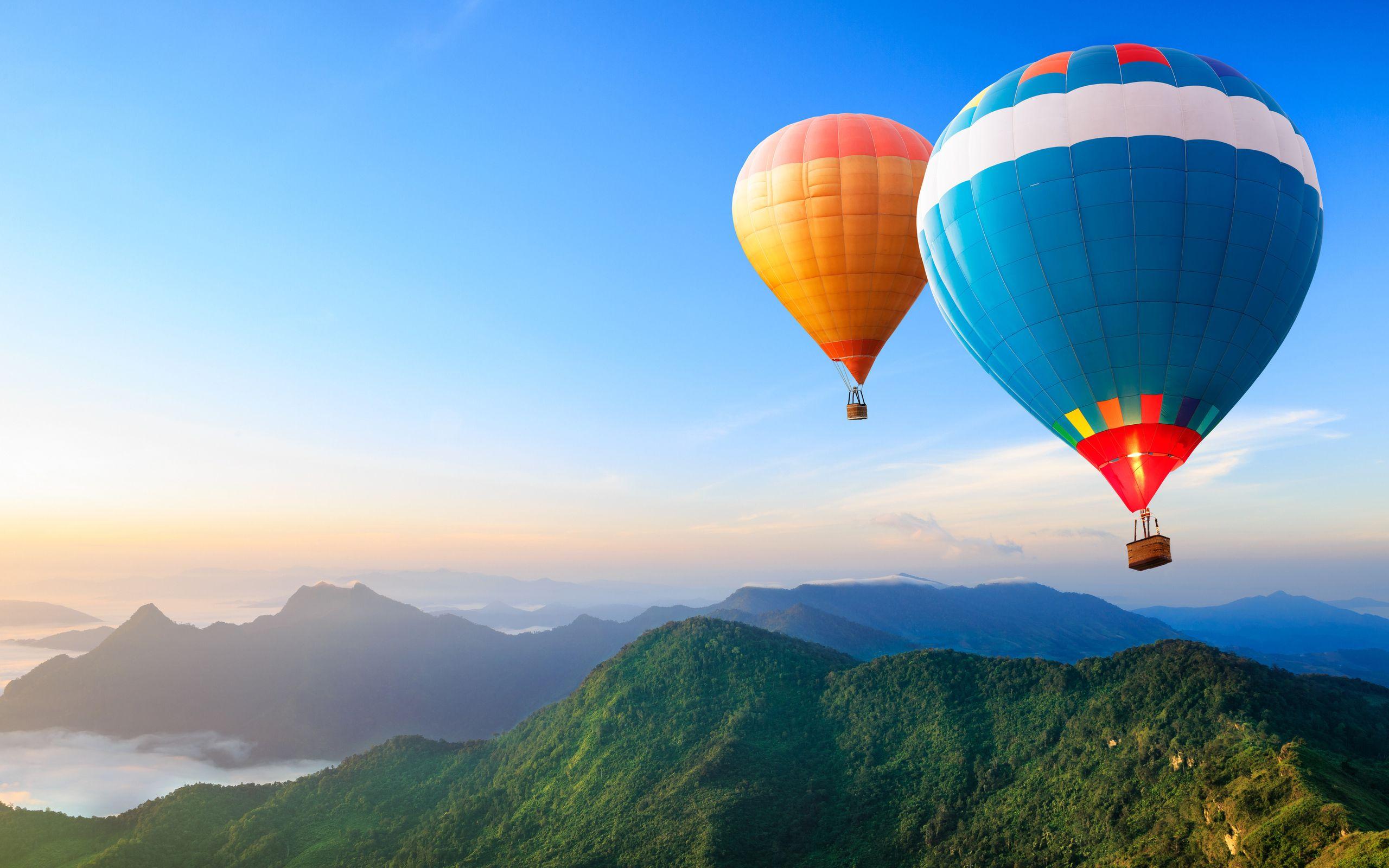 Pink Hot Air Balloon Wallpaper 2560x1600