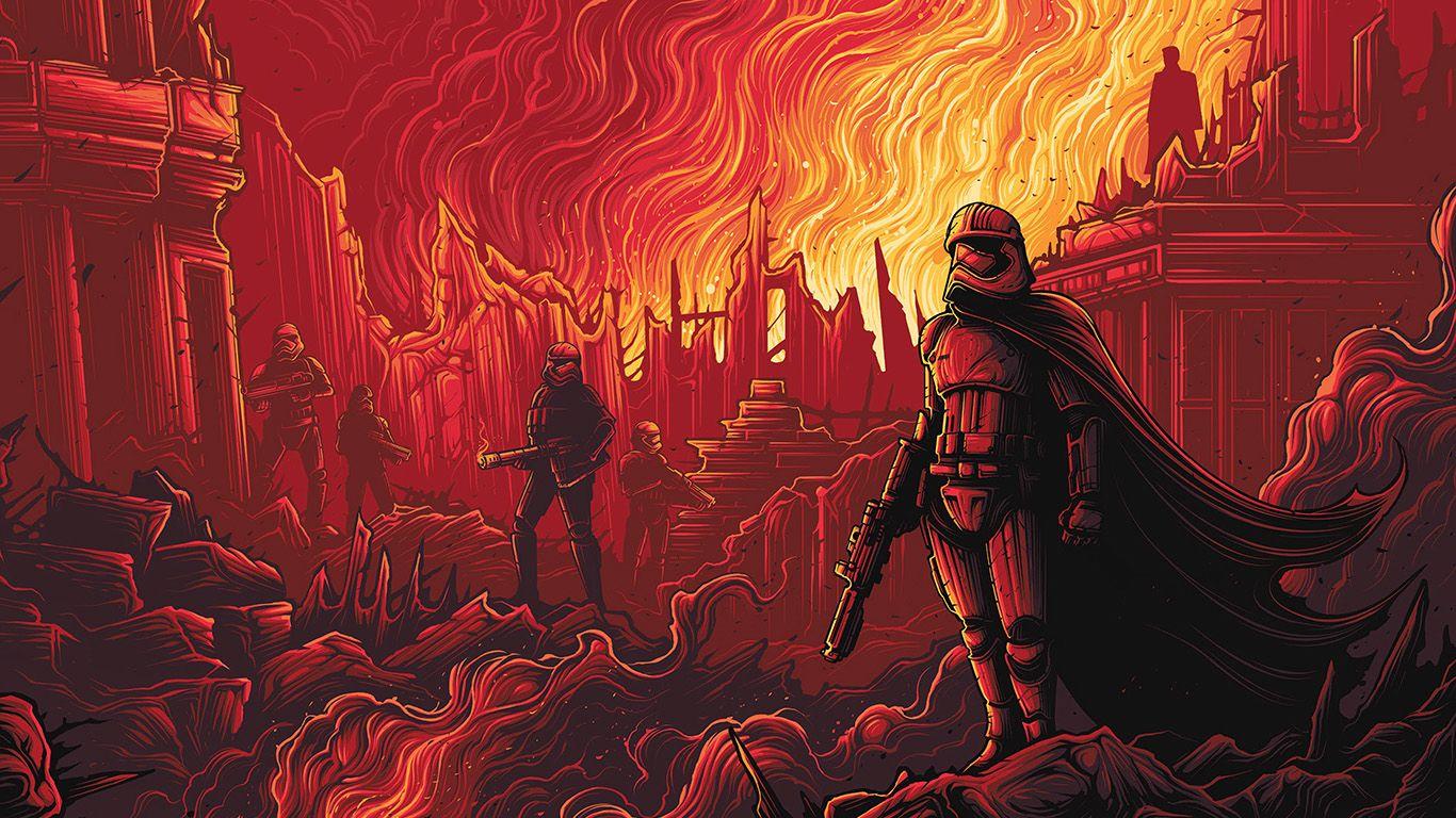 Hd Star Wars All Characters Macbook Wallpaper 1366x768