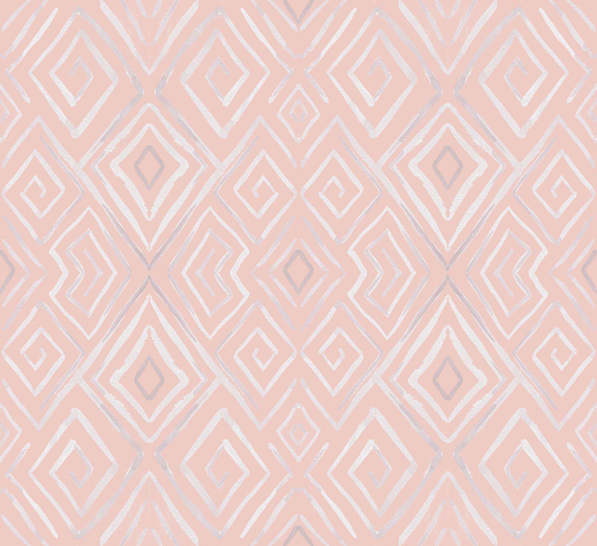 Beige And Pink Wallpaper 2000x1829