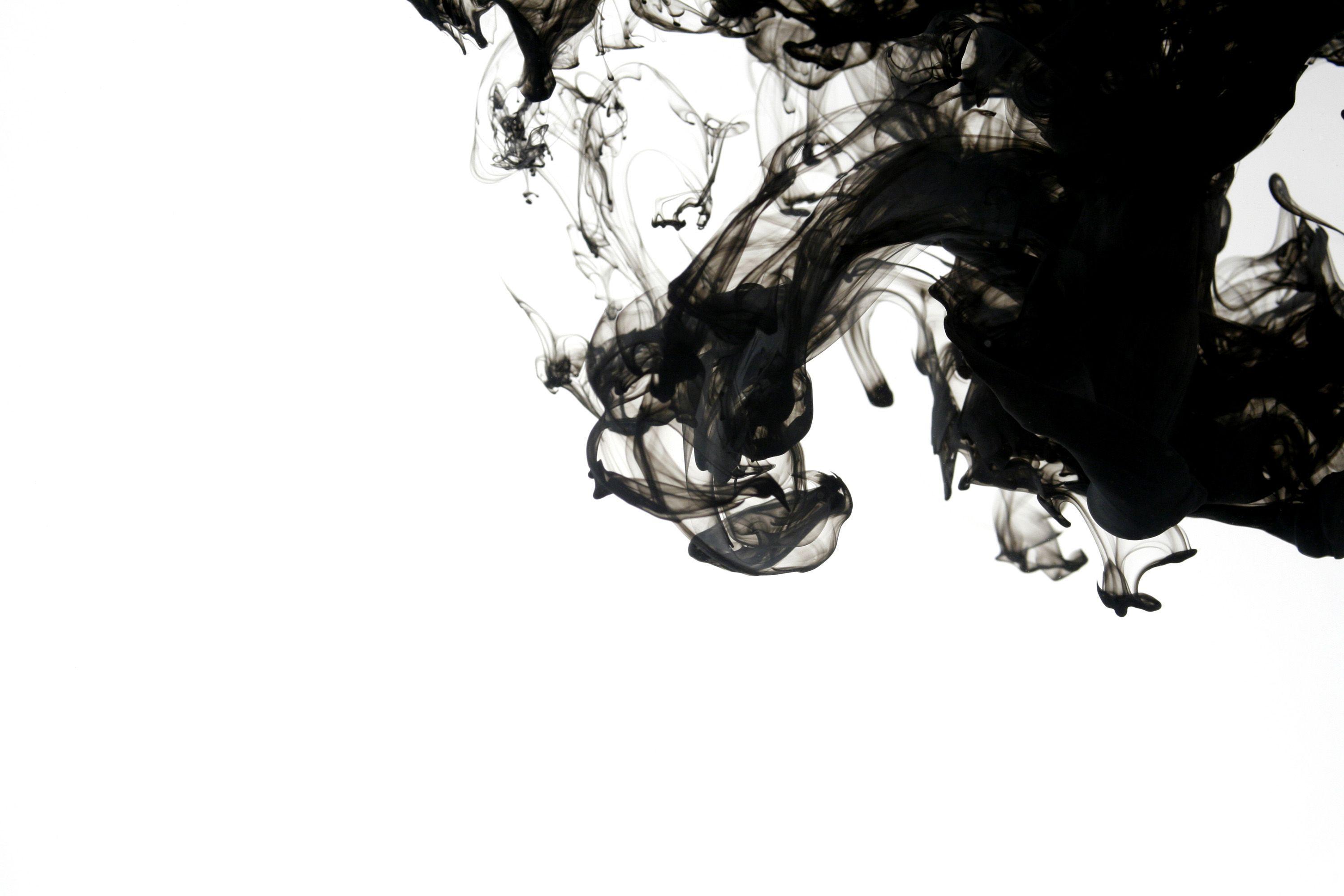 Black And White Ink Wallpaper 3000x2000