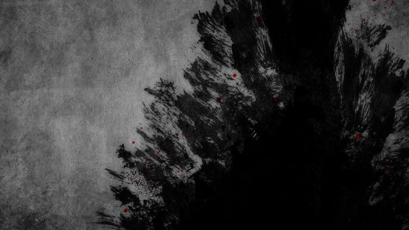 Ink Black Wallpaper Hd 1366x768