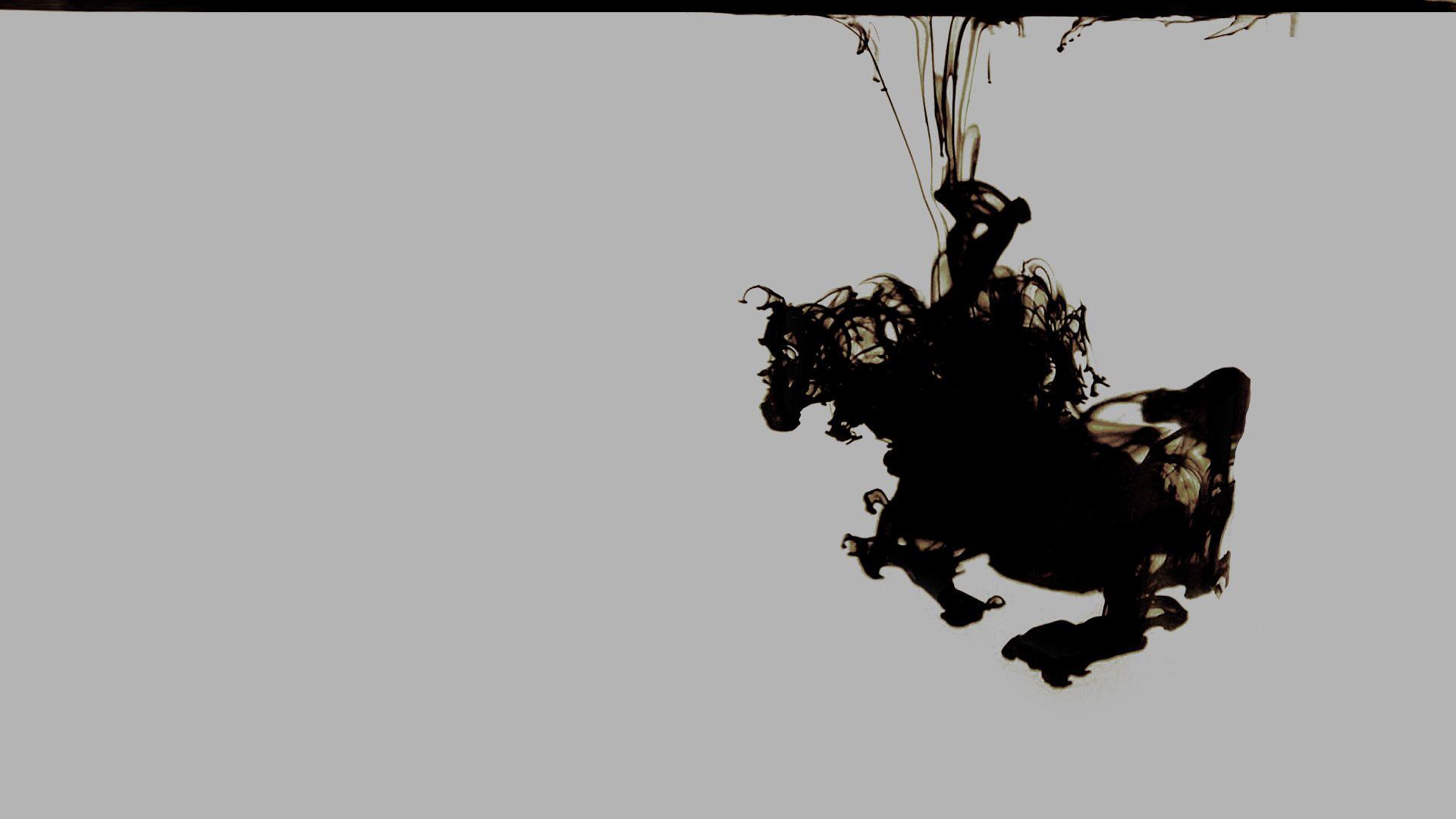 Ink Wallpaper Wall Black White 1920x1080
