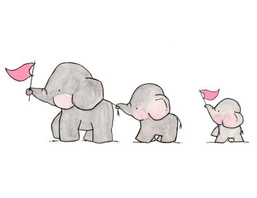 Cartoon Elephant Images Wallpaper 1024x791