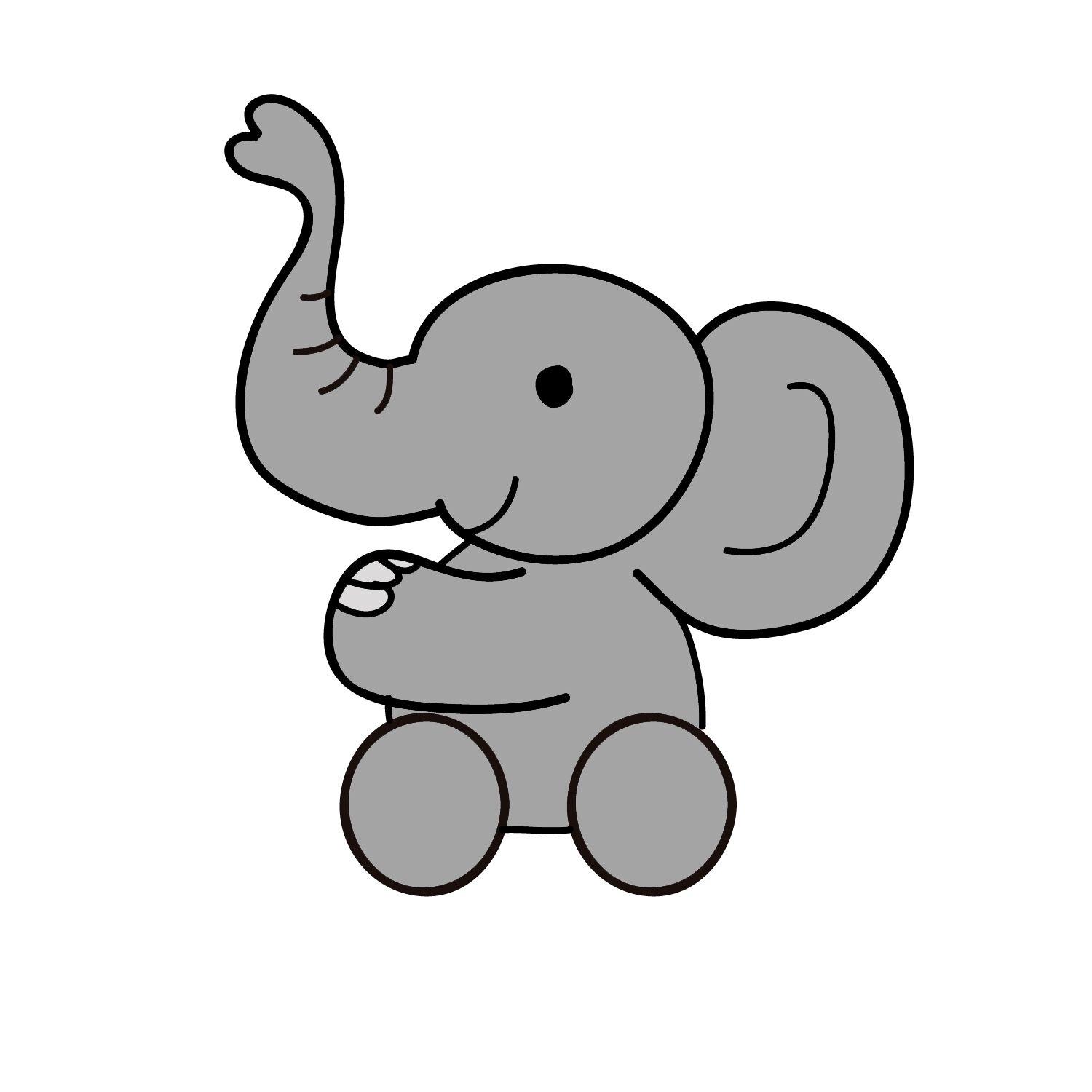 Cute Elephant Cartoon Wallpapers 1500x1500