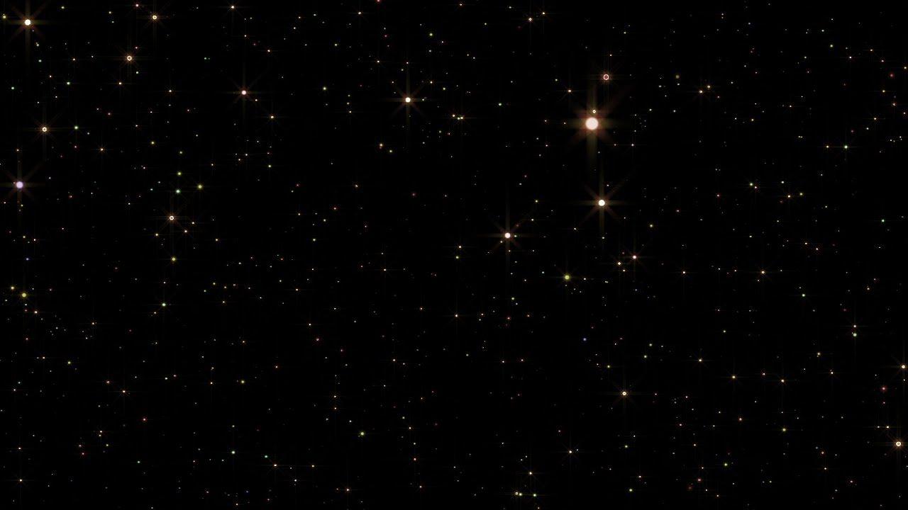 Black Night With Stars Wallpaper 1280x720
