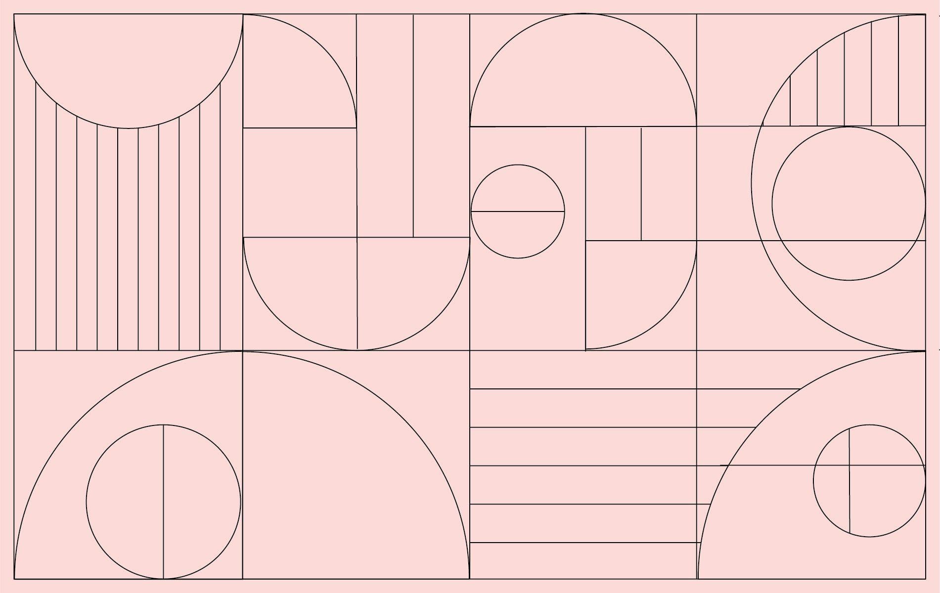 Bauhaus Geometric Wallpaper 1901x1200