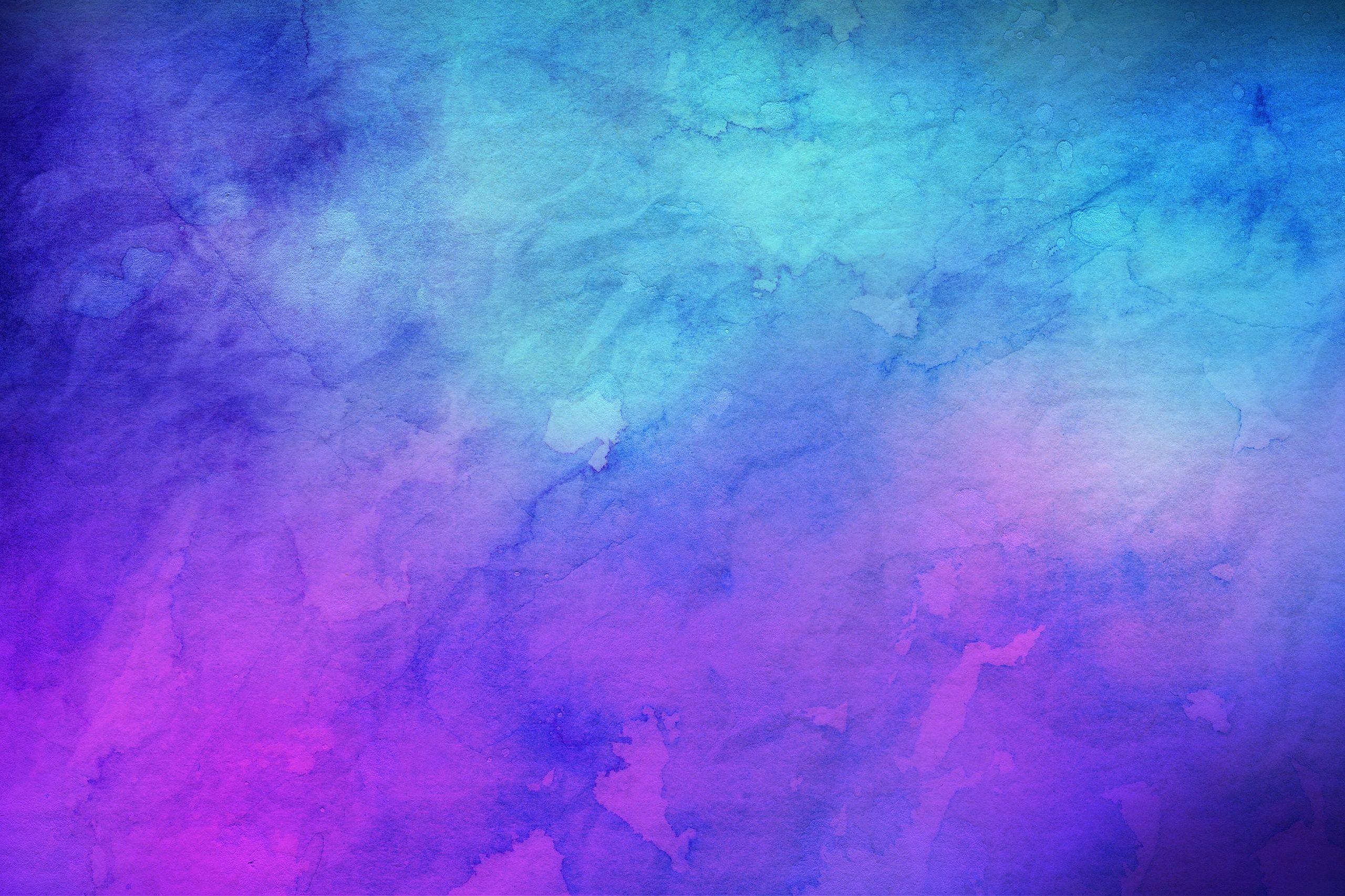 Blue White And Purple Watercolor Wallpaper 2560x1706