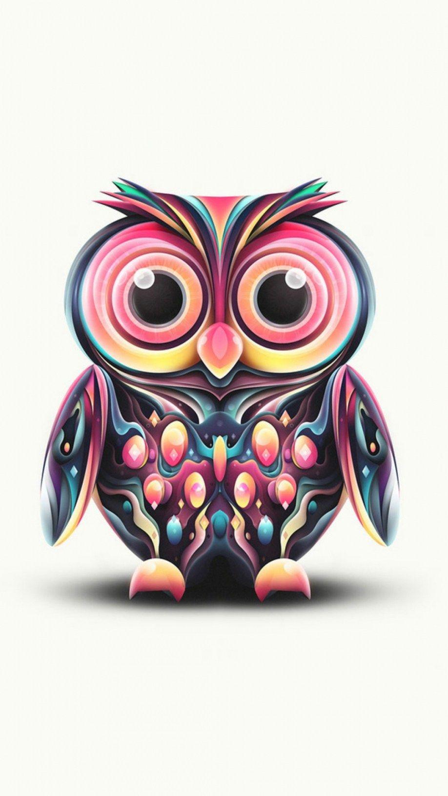 Cell Phone Wallpaper Cute Owl 918x1632