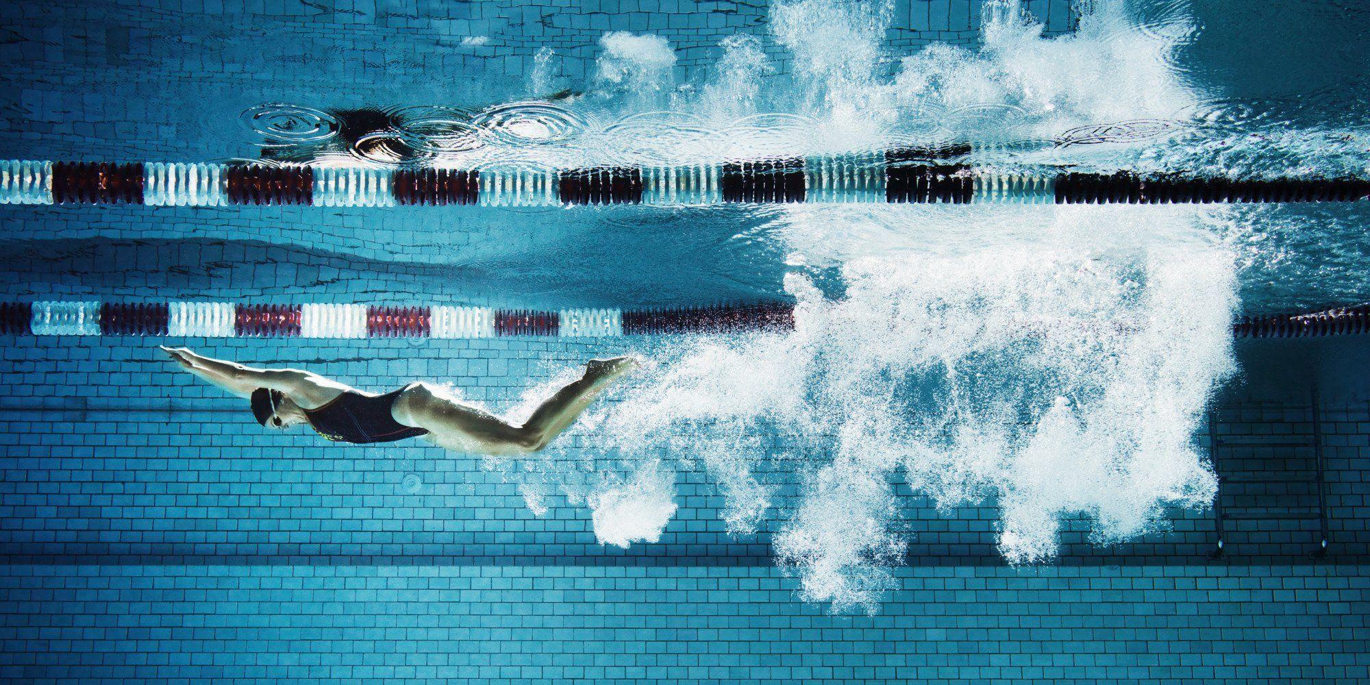 Wallpaper Swimmer 2000x1000