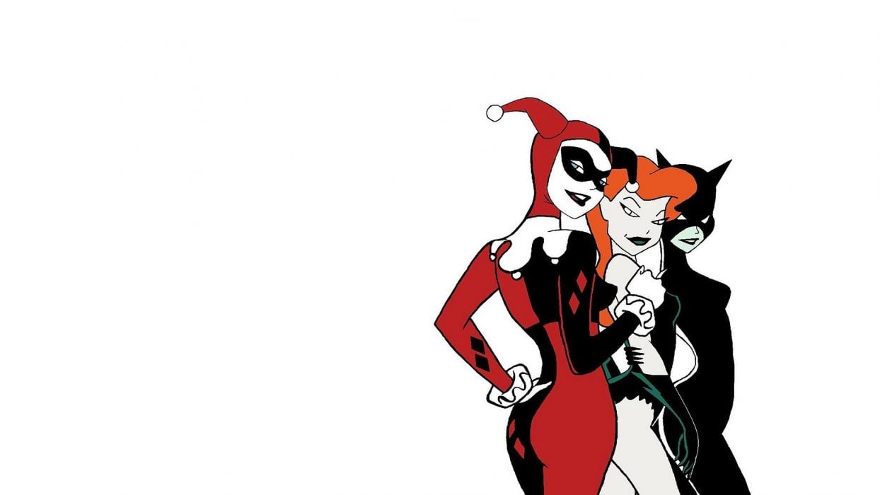 Harley Quinn Poison Ivy Catwoman Wallpaper 1244x700
