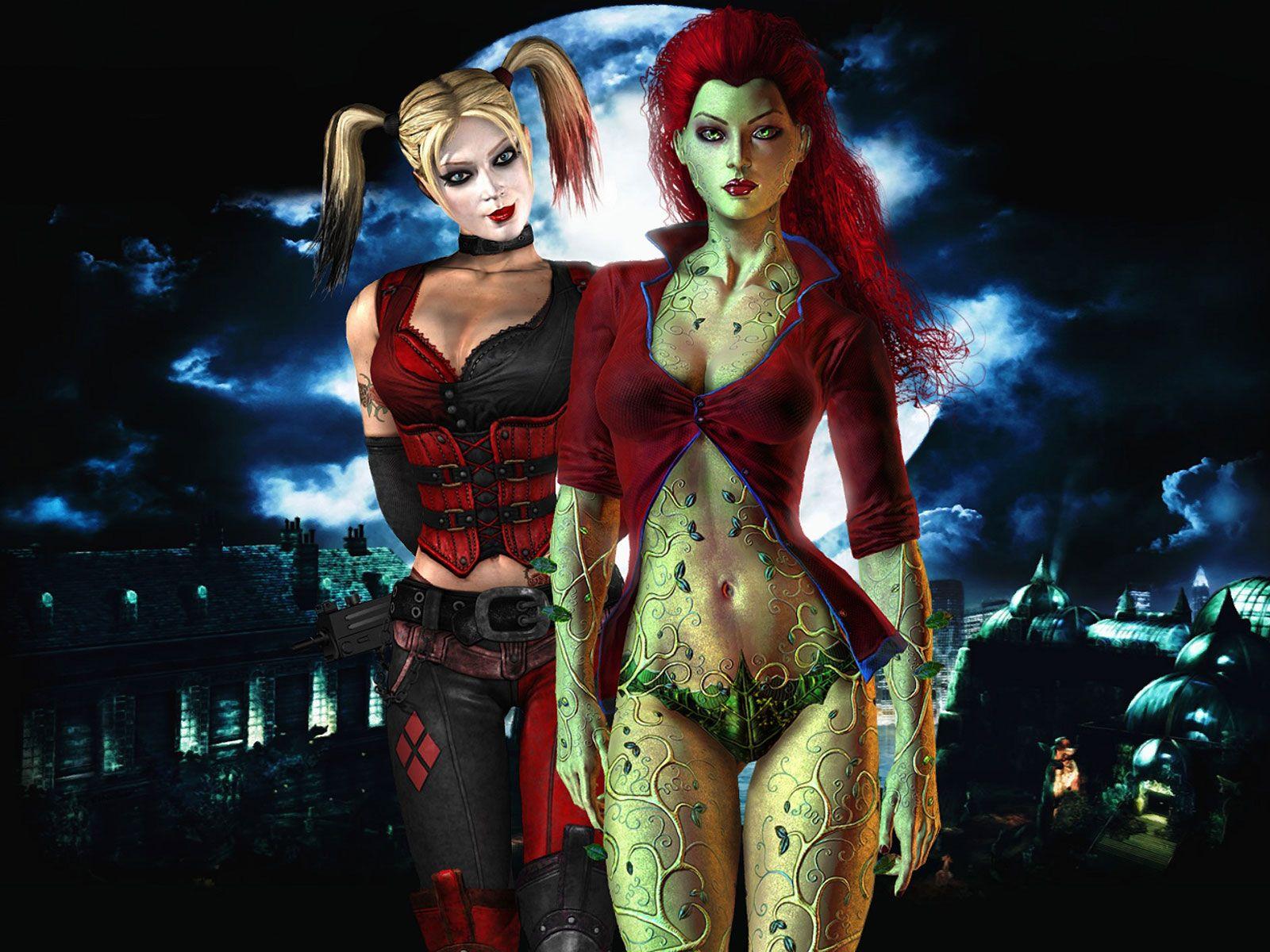 Harley Quinn And Poison Ivy Wallpaper 1600x1200