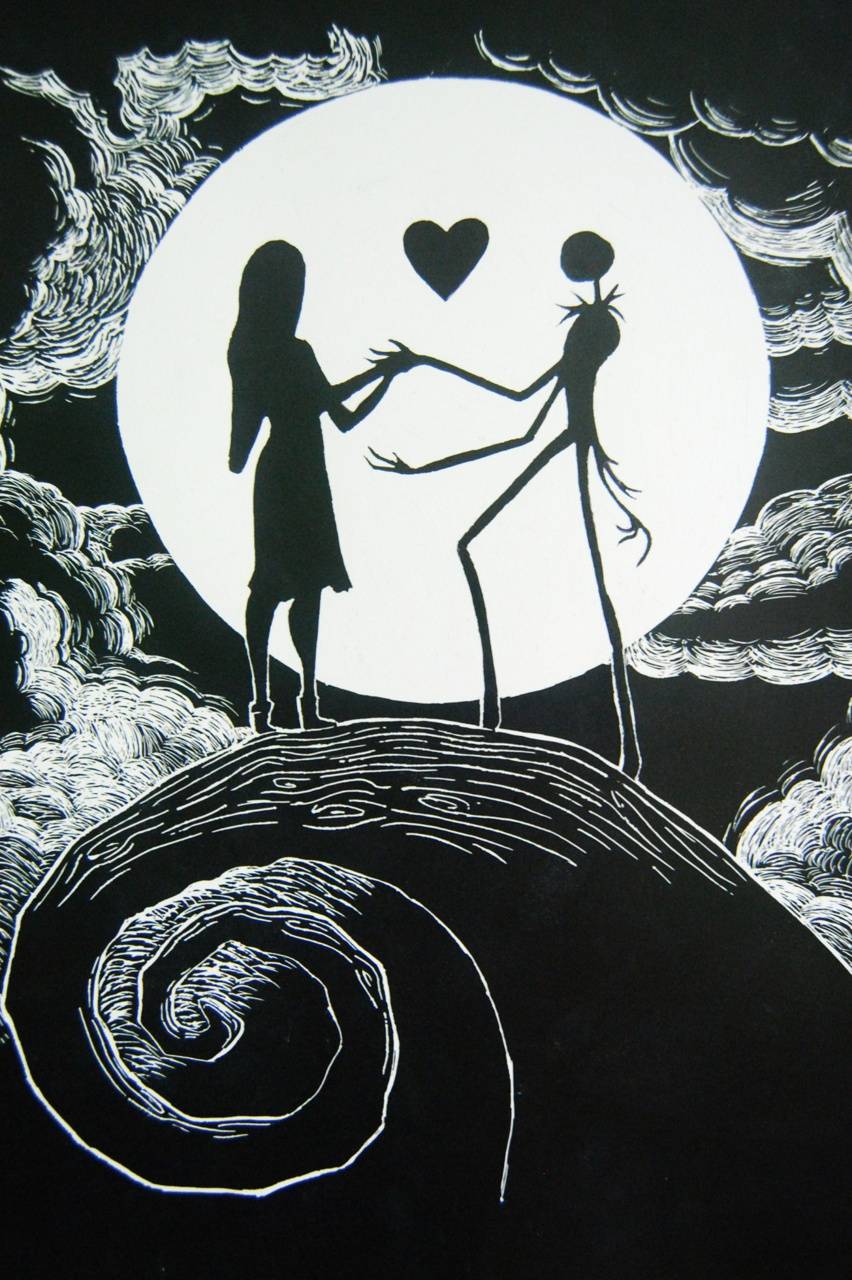 Jack And Sally Wallpaper Iphone 852x1280