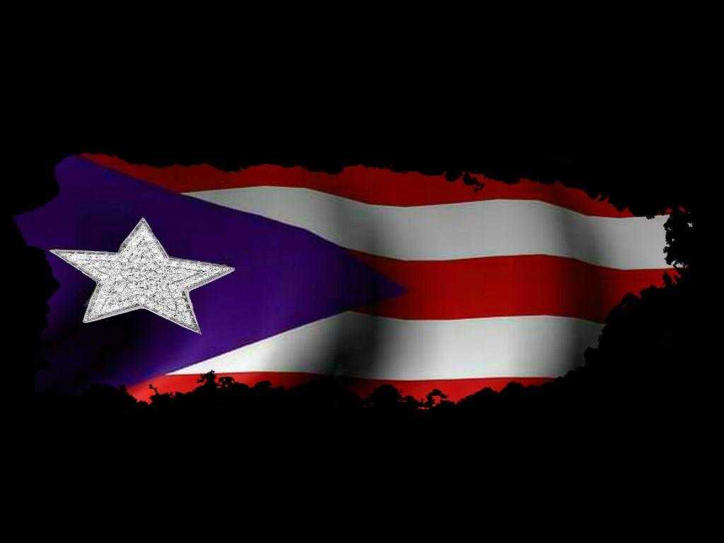 Puerto Rican Flag Desktop Wallpaper 1024x768