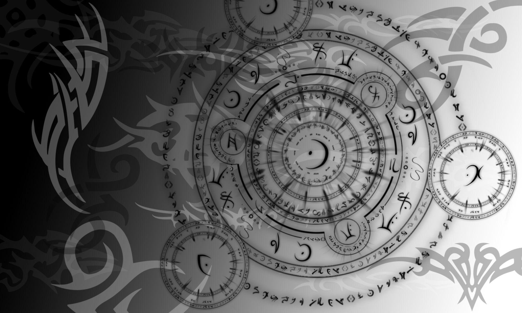 Dark Magical Circle Wallpaper 2000x1200
