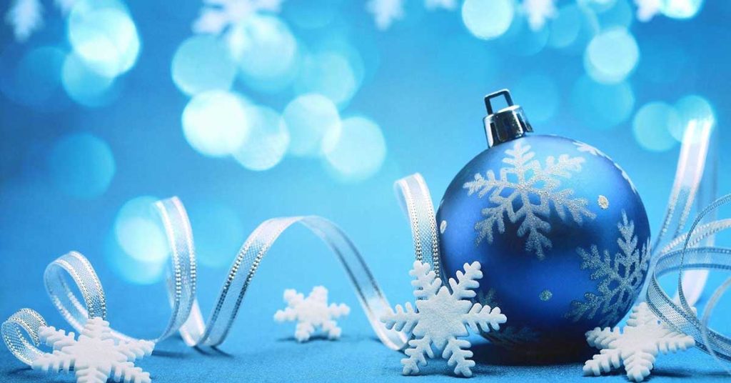 Blue and Silver Christmas Wallpapers