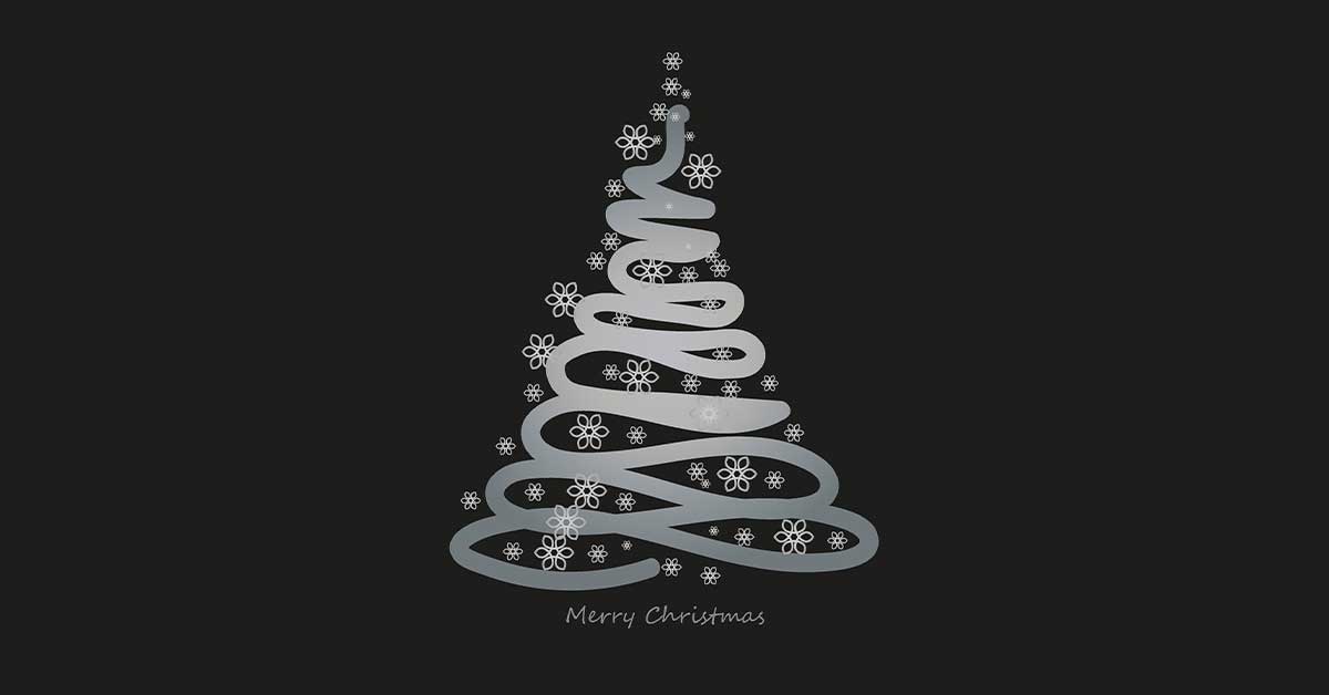 Black and White Christmas Wallpapers [Free Background Images